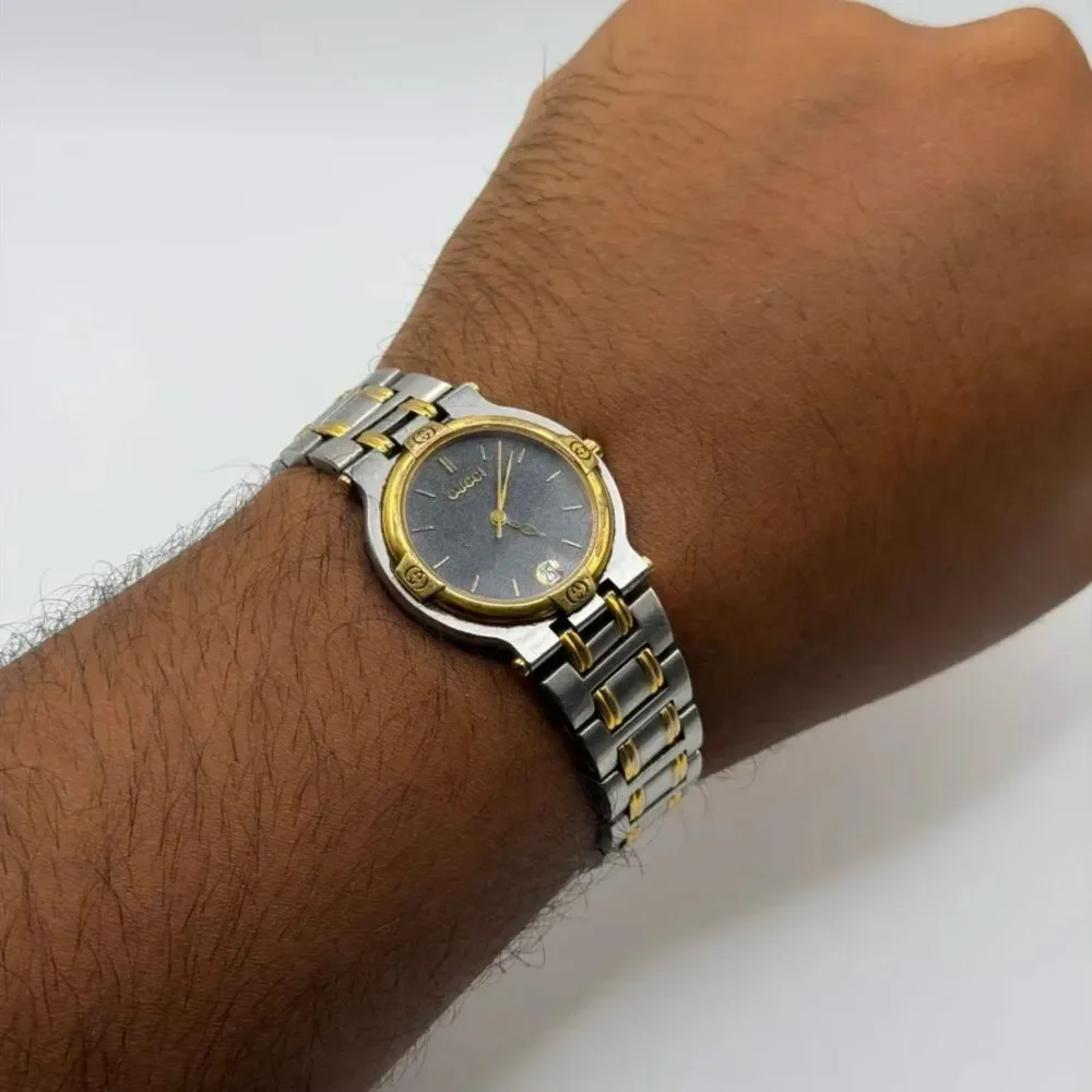 Vintage Gucci 9000M Two-Tone Quartz Men's Watch